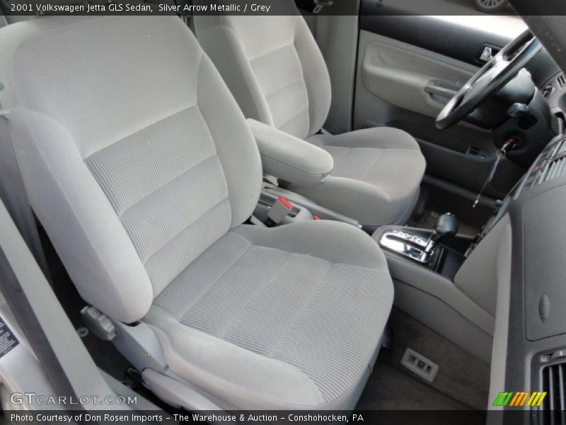 Silver Arrow Metallic / Grey 2001 Volkswagen Jetta GLS Sedan