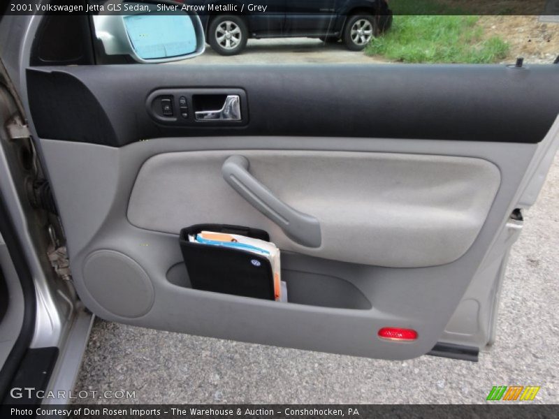 Silver Arrow Metallic / Grey 2001 Volkswagen Jetta GLS Sedan