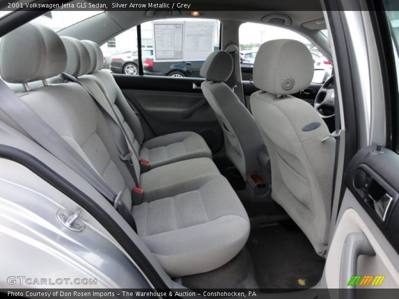 Silver Arrow Metallic / Grey 2001 Volkswagen Jetta GLS Sedan