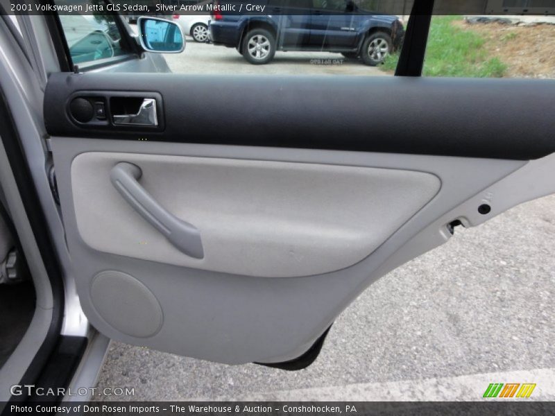 Silver Arrow Metallic / Grey 2001 Volkswagen Jetta GLS Sedan