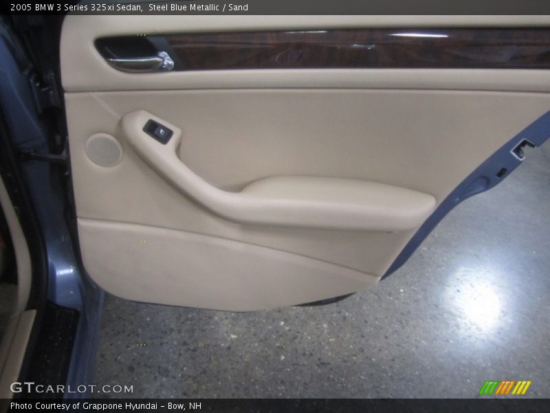 Steel Blue Metallic / Sand 2005 BMW 3 Series 325xi Sedan