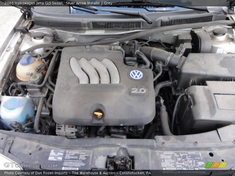 Silver Arrow Metallic / Grey 2001 Volkswagen Jetta GLS Sedan