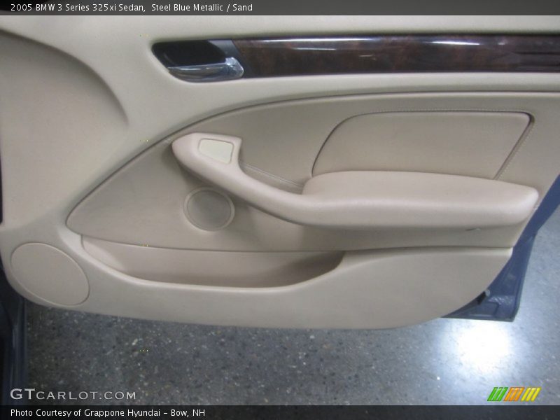 Steel Blue Metallic / Sand 2005 BMW 3 Series 325xi Sedan