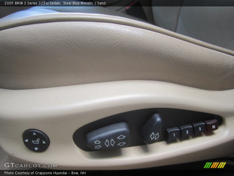 Steel Blue Metallic / Sand 2005 BMW 3 Series 325xi Sedan