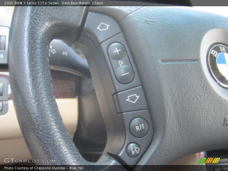 Steel Blue Metallic / Sand 2005 BMW 3 Series 325xi Sedan