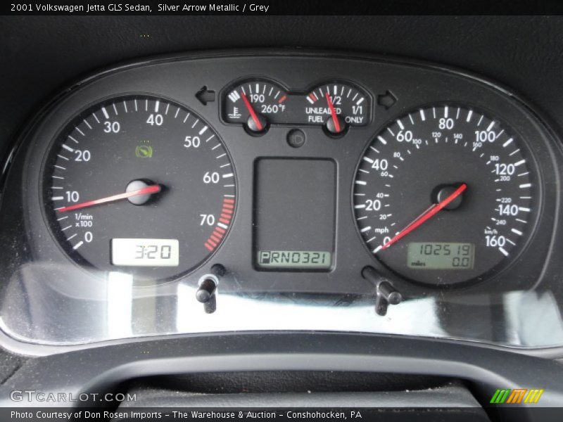 Silver Arrow Metallic / Grey 2001 Volkswagen Jetta GLS Sedan
