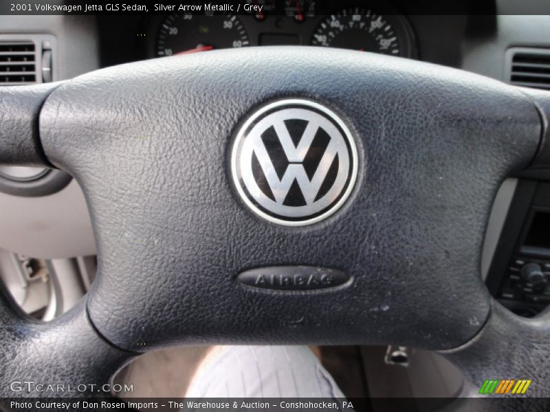 Silver Arrow Metallic / Grey 2001 Volkswagen Jetta GLS Sedan