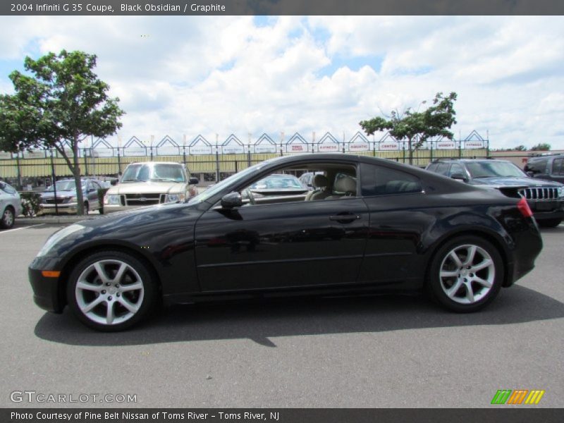 Black Obsidian / Graphite 2004 Infiniti G 35 Coupe