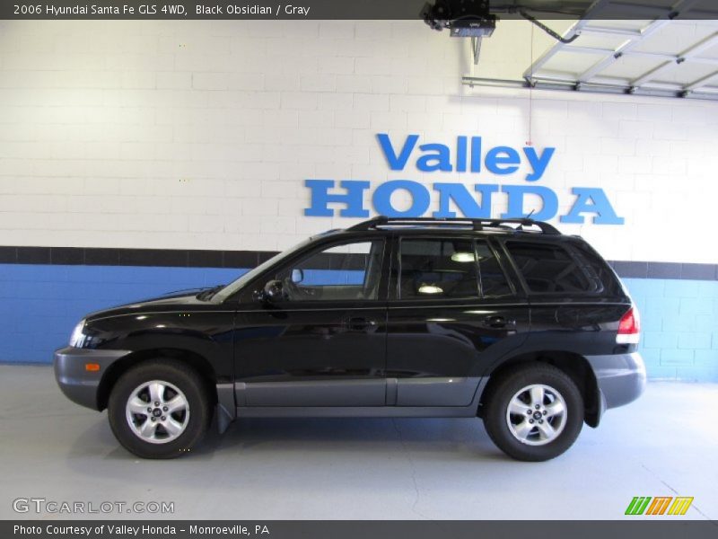 Black Obsidian / Gray 2006 Hyundai Santa Fe GLS 4WD