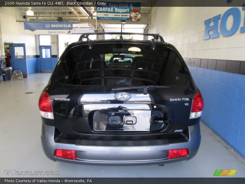 Black Obsidian / Gray 2006 Hyundai Santa Fe GLS 4WD