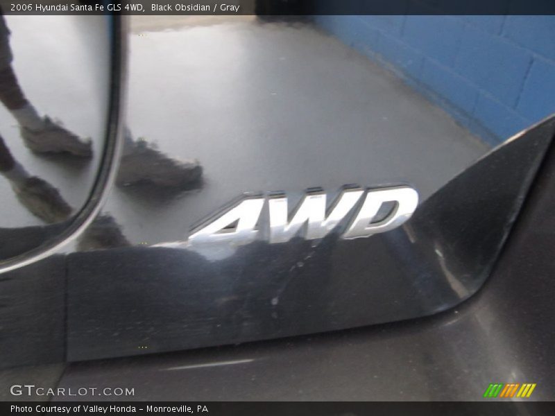 Black Obsidian / Gray 2006 Hyundai Santa Fe GLS 4WD