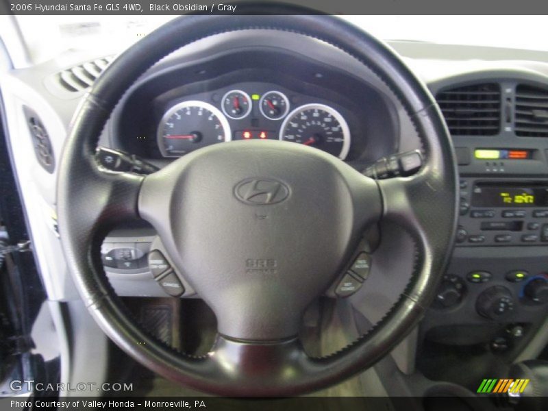 Black Obsidian / Gray 2006 Hyundai Santa Fe GLS 4WD