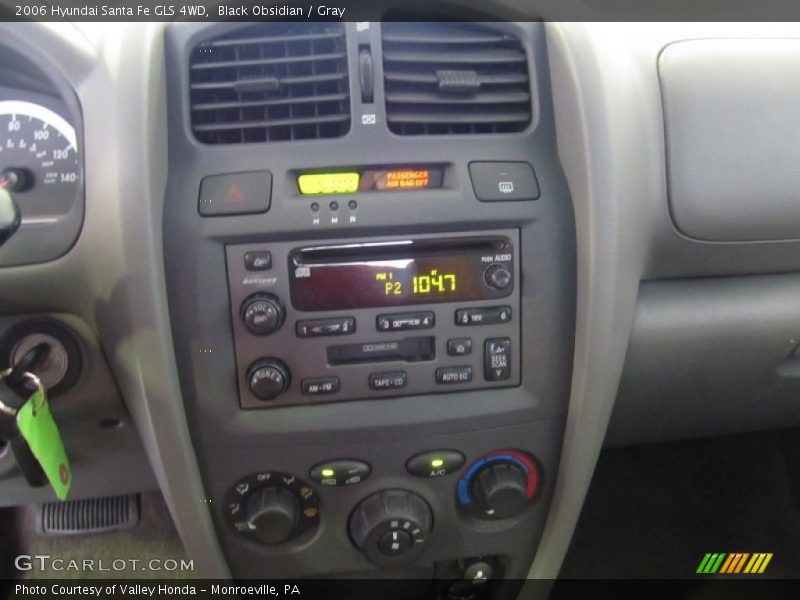 Black Obsidian / Gray 2006 Hyundai Santa Fe GLS 4WD