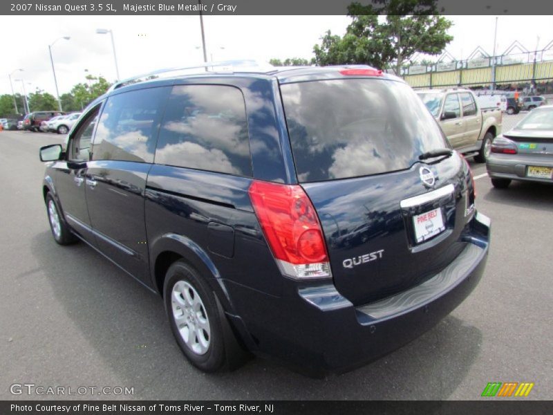 Majestic Blue Metallic / Gray 2007 Nissan Quest 3.5 SL