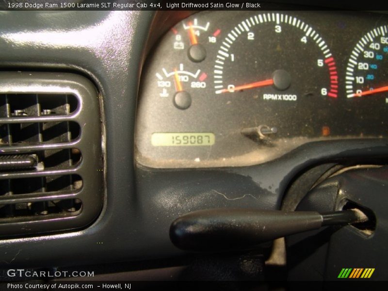 Light Driftwood Satin Glow / Black 1998 Dodge Ram 1500 Laramie SLT Regular Cab 4x4