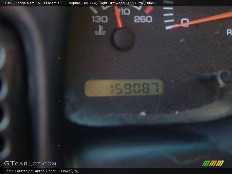Light Driftwood Satin Glow / Black 1998 Dodge Ram 1500 Laramie SLT Regular Cab 4x4