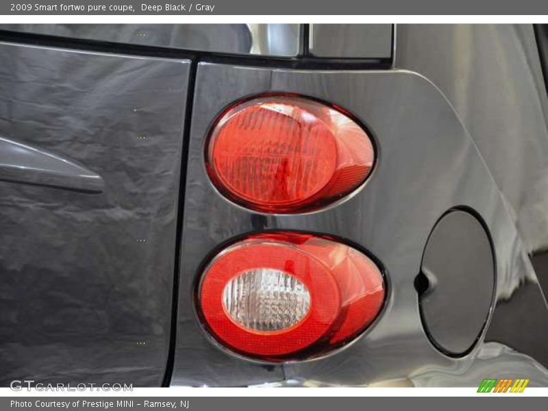 Deep Black / Gray 2009 Smart fortwo pure coupe