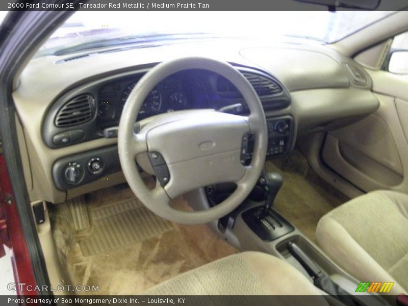 Toreador Red Metallic / Medium Prairie Tan 2000 Ford Contour SE