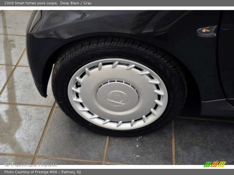 Deep Black / Gray 2009 Smart fortwo pure coupe