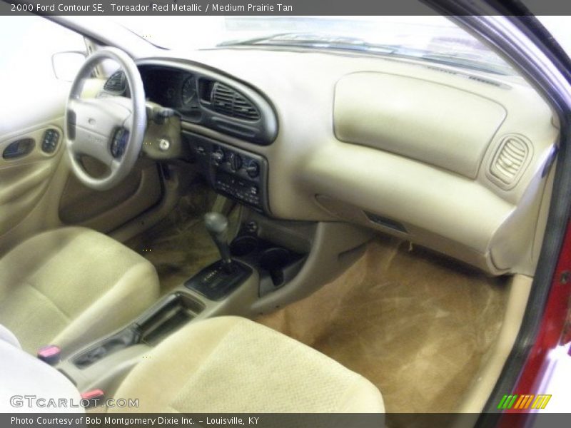 Toreador Red Metallic / Medium Prairie Tan 2000 Ford Contour SE