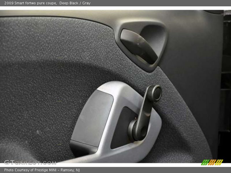 Deep Black / Gray 2009 Smart fortwo pure coupe