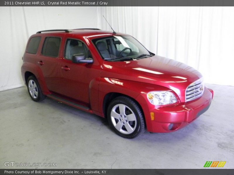 Crystal Red Metallic Tintcoat / Gray 2011 Chevrolet HHR LS
