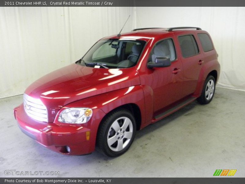 Crystal Red Metallic Tintcoat / Gray 2011 Chevrolet HHR LS