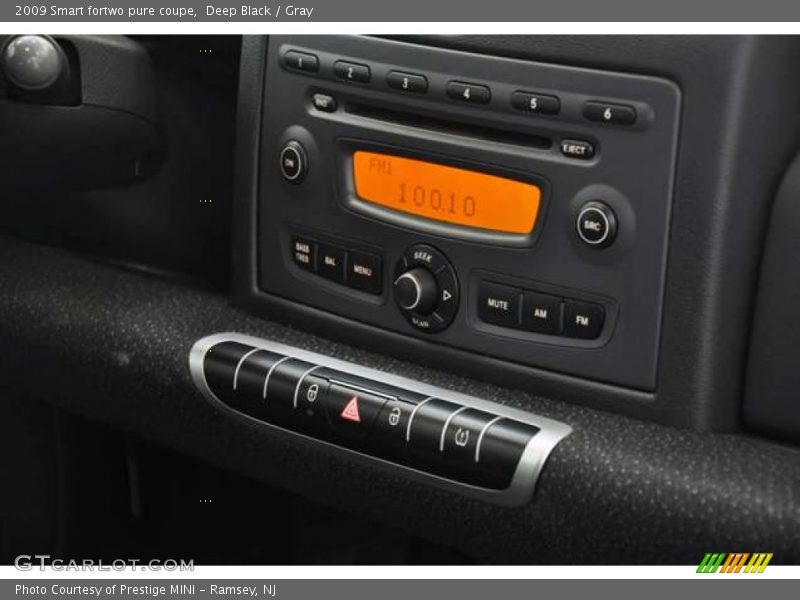 Controls of 2009 fortwo pure coupe