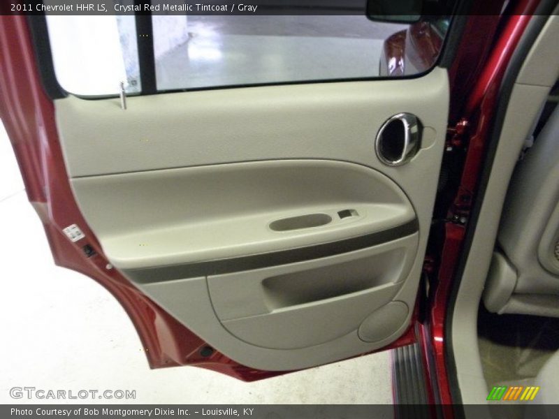 Crystal Red Metallic Tintcoat / Gray 2011 Chevrolet HHR LS
