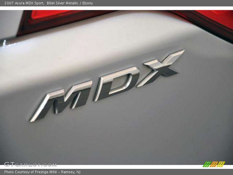 Billet Silver Metallic / Ebony 2007 Acura MDX Sport