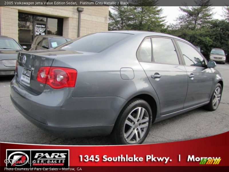 Platinum Grey Metallic / Black 2005 Volkswagen Jetta Value Edition Sedan