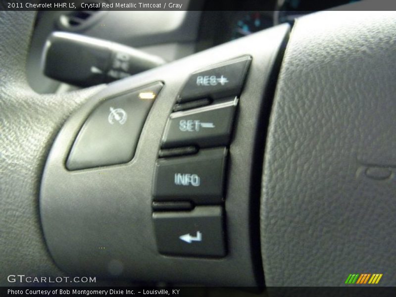 Crystal Red Metallic Tintcoat / Gray 2011 Chevrolet HHR LS