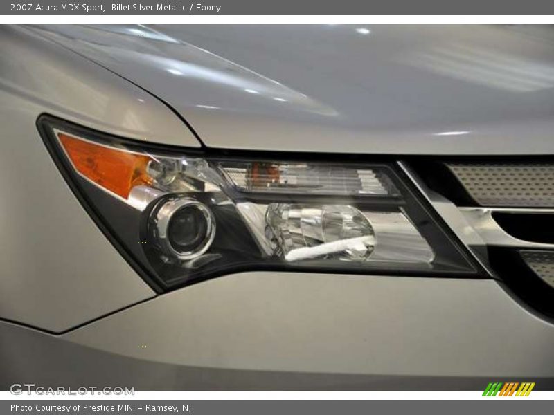 Billet Silver Metallic / Ebony 2007 Acura MDX Sport