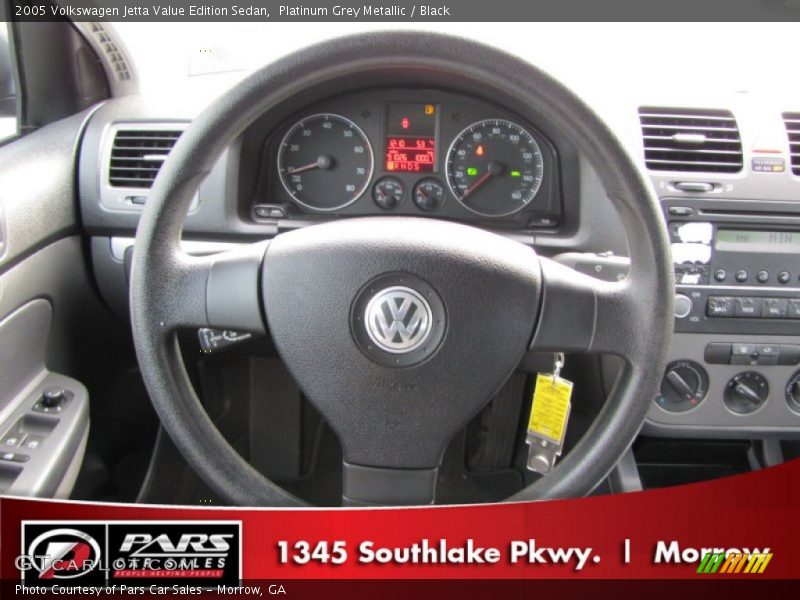 Platinum Grey Metallic / Black 2005 Volkswagen Jetta Value Edition Sedan