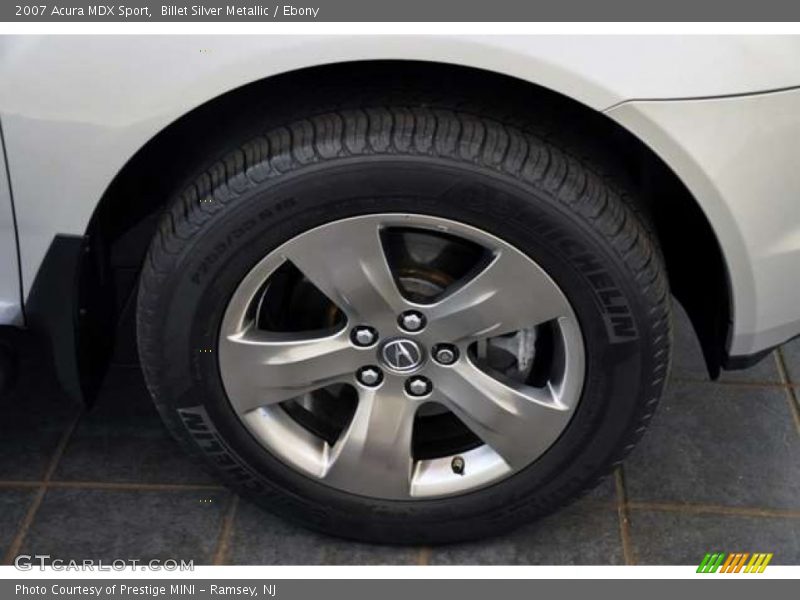 Billet Silver Metallic / Ebony 2007 Acura MDX Sport