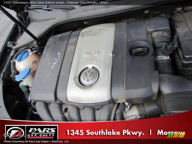 Platinum Grey Metallic / Black 2005 Volkswagen Jetta Value Edition Sedan