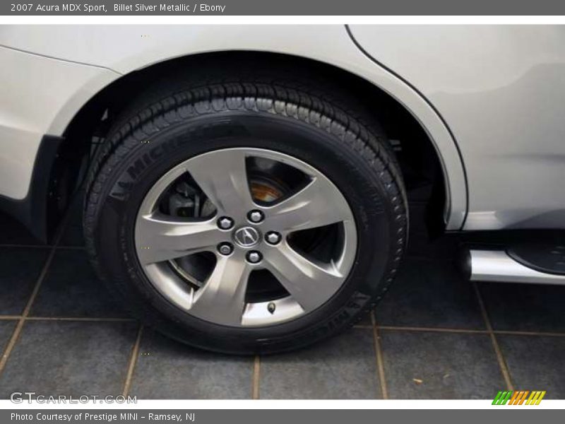 Billet Silver Metallic / Ebony 2007 Acura MDX Sport