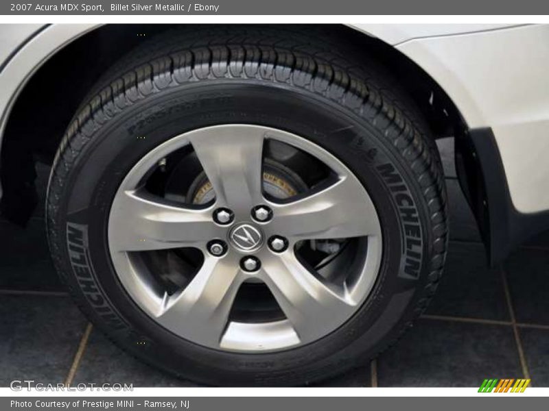 Billet Silver Metallic / Ebony 2007 Acura MDX Sport