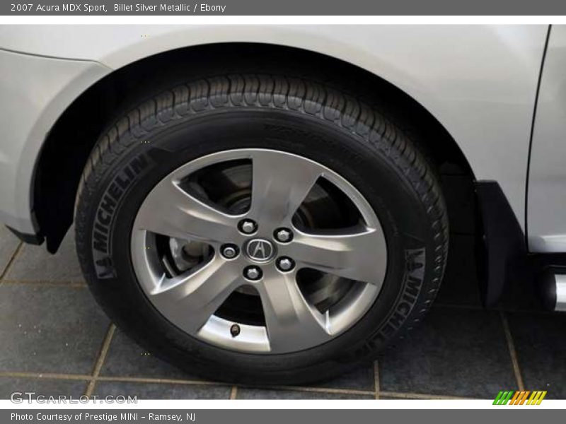 Billet Silver Metallic / Ebony 2007 Acura MDX Sport