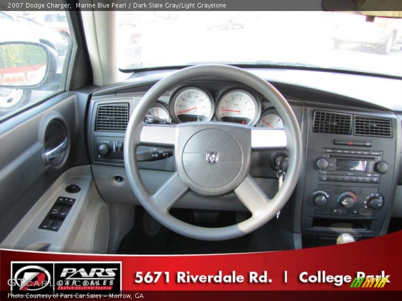 Marine Blue Pearl / Dark Slate Gray/Light Graystone 2007 Dodge Charger
