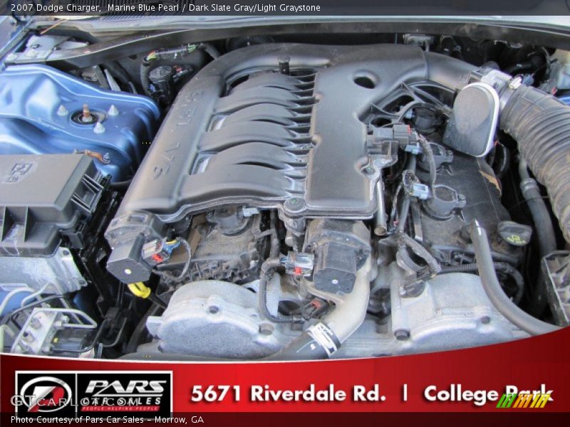 Marine Blue Pearl / Dark Slate Gray/Light Graystone 2007 Dodge Charger