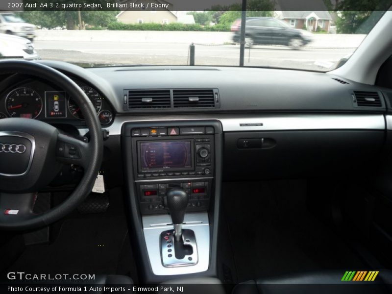 Brilliant Black / Ebony 2007 Audi A4 3.2 quattro Sedan