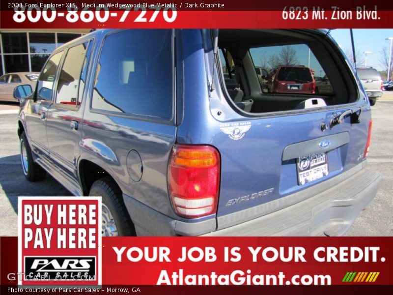 Medium Wedgewood Blue Metallic / Dark Graphite 2001 Ford Explorer XLS