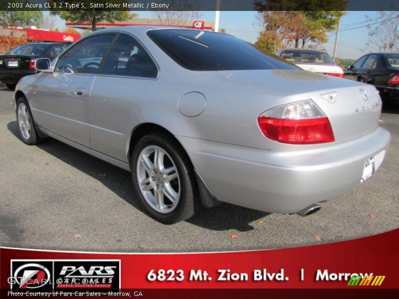 Satin Silver Metallic / Ebony 2003 Acura CL 3.2 Type S