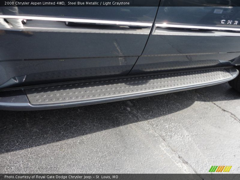 Steel Blue Metallic / Light Graystone 2008 Chrysler Aspen Limited 4WD