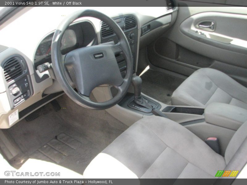 White / Off Black 2001 Volvo S40 1.9T SE