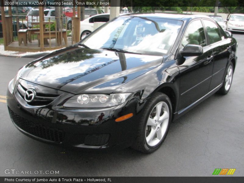 Onyx Black / Beige 2008 Mazda MAZDA6 i Touring Sedan