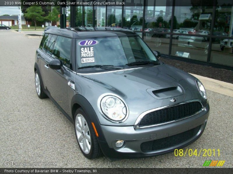 Dark Silver Metallic / Grey/Carbon Black 2010 Mini Cooper S Clubman