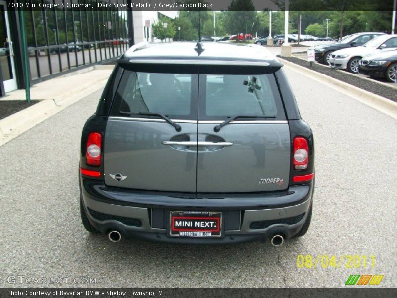Dark Silver Metallic / Grey/Carbon Black 2010 Mini Cooper S Clubman