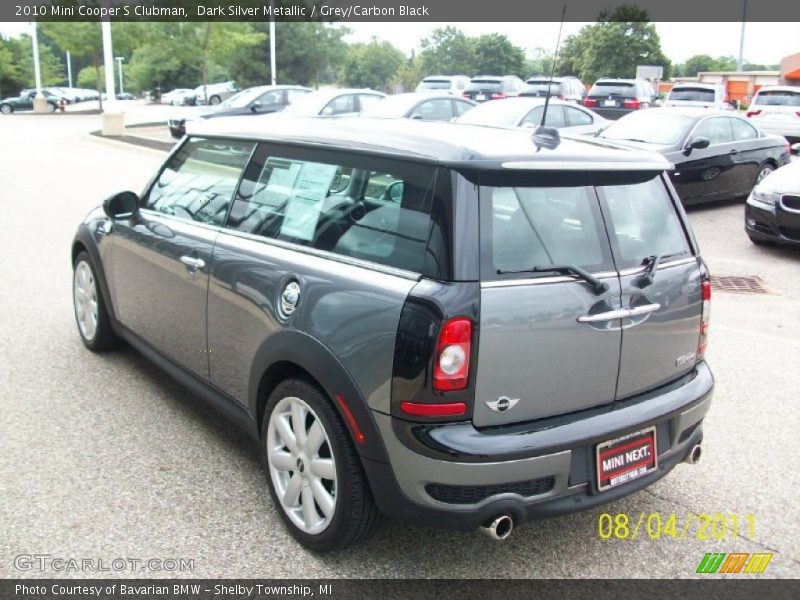 Dark Silver Metallic / Grey/Carbon Black 2010 Mini Cooper S Clubman